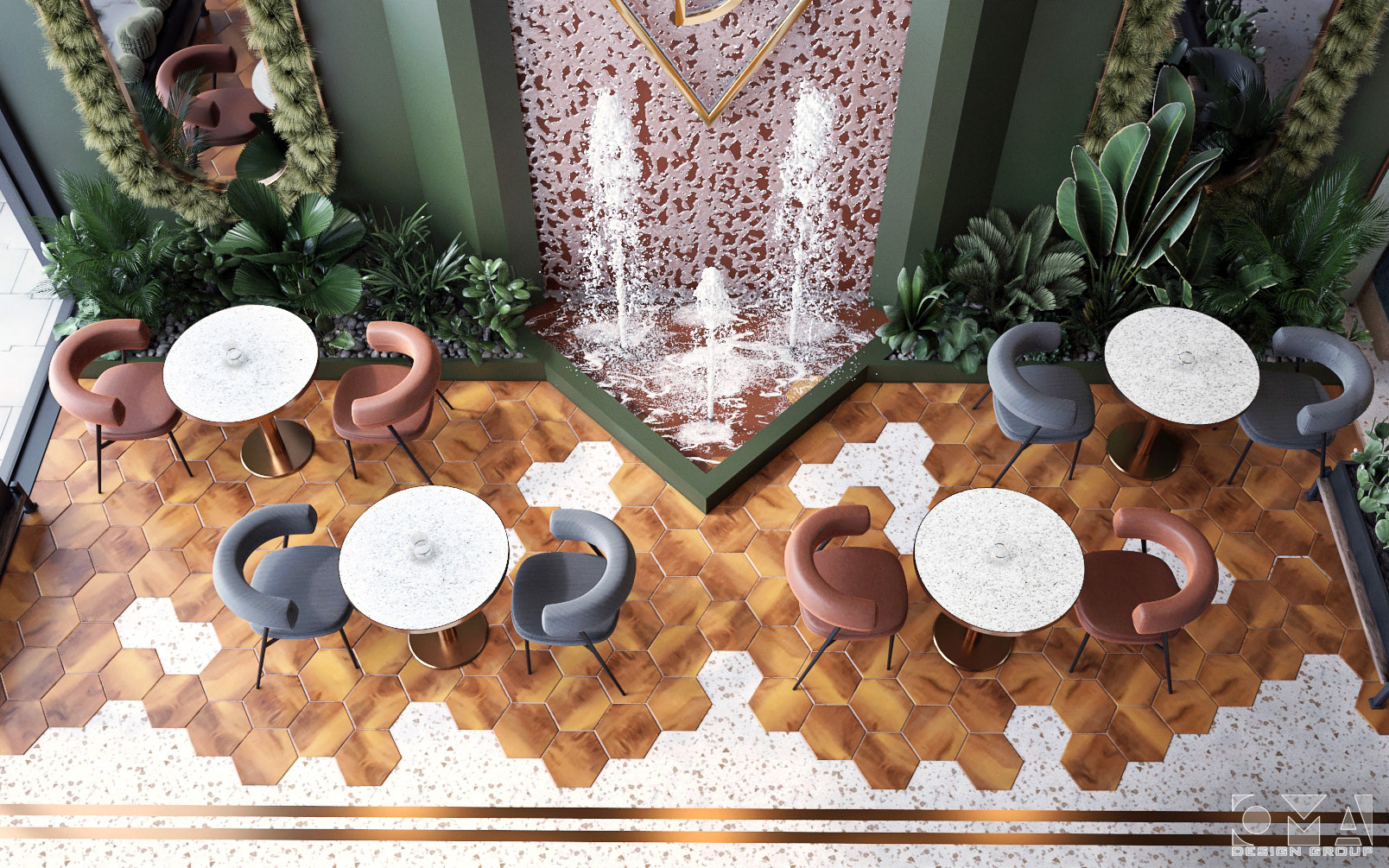 Diamond Coffee Shop 室内设计丨沙特阿拉伯利雅得丨OUR PARTNERS-3