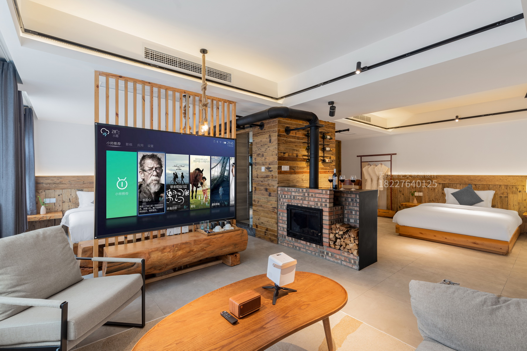 万境壹空悠哉山居温泉民宿空间设计-18