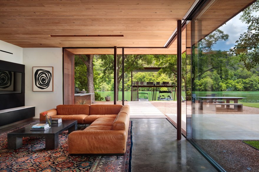 River Hills Residence 湖滨住宅丨美国奥斯汀丨Miró Rivera Architects-19