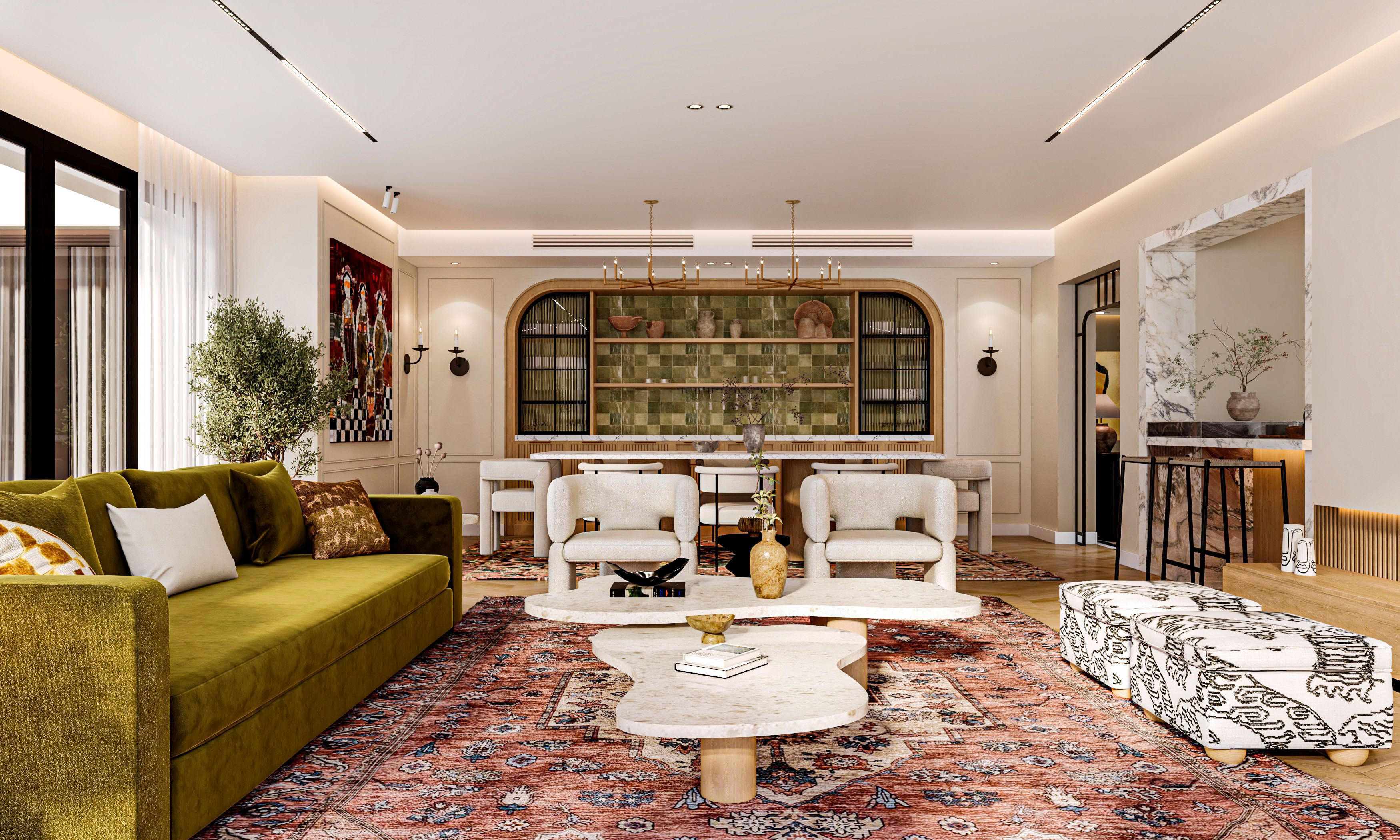 reception and open kitchen-9