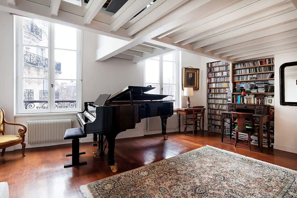 迷人的白色阁楼可俯瞰巴黎的圣心大教堂-18