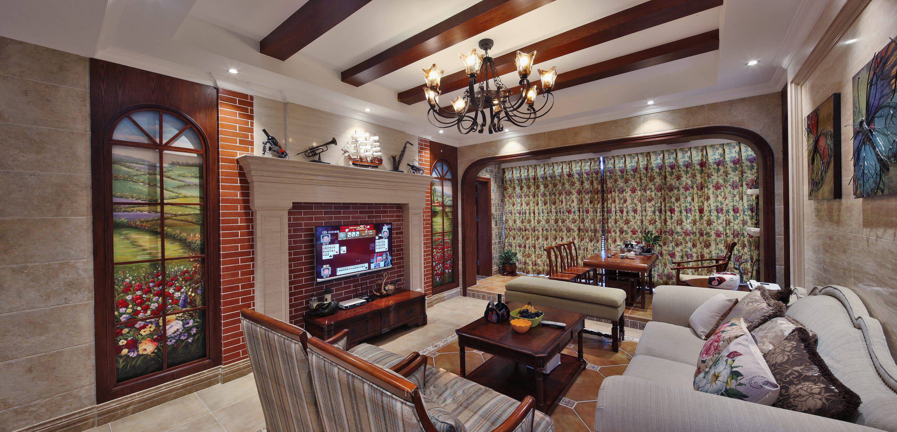 深圳慢城美式风格家居    白益森设计作品-39