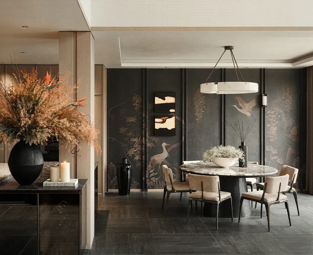 378㎡临湖别墅，这才是东方美学的天花板！-24