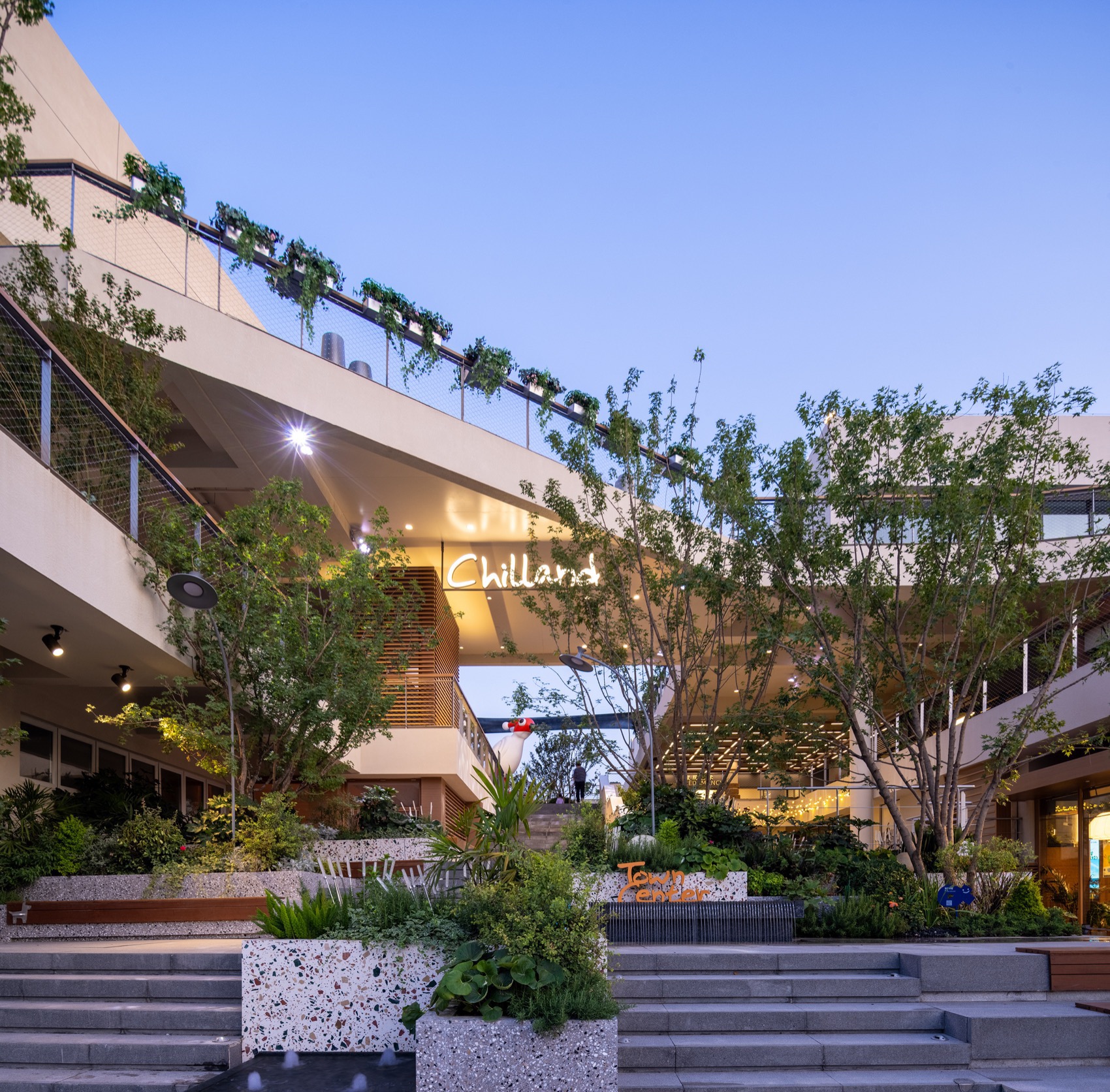 西安万科理想城北区小镇中心·池岛丨中国西安丨成都九十建筑设计有限公司-120