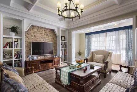 124 平美式轻奢家居,功能与美感兼具-84