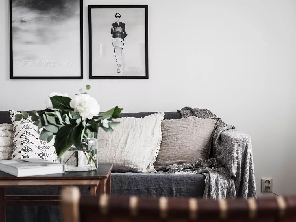 瑞典 39㎡高级公寓，黑白简约大气设计-13