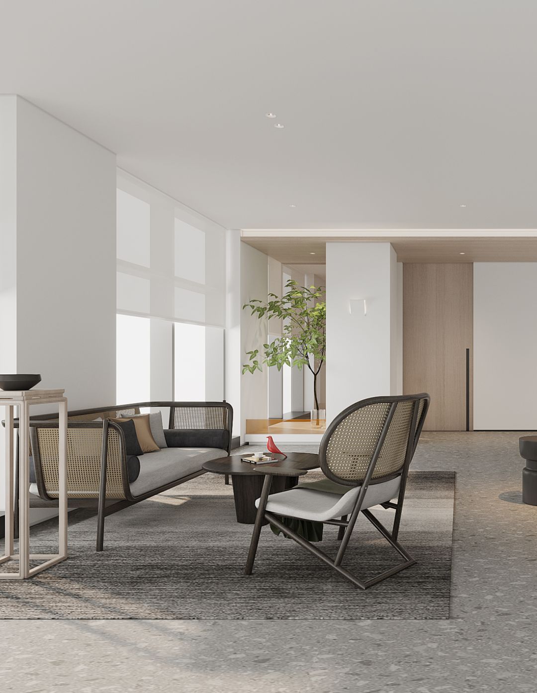 绍兴布莱恩财富办公室，简约设计展现空间美学-27