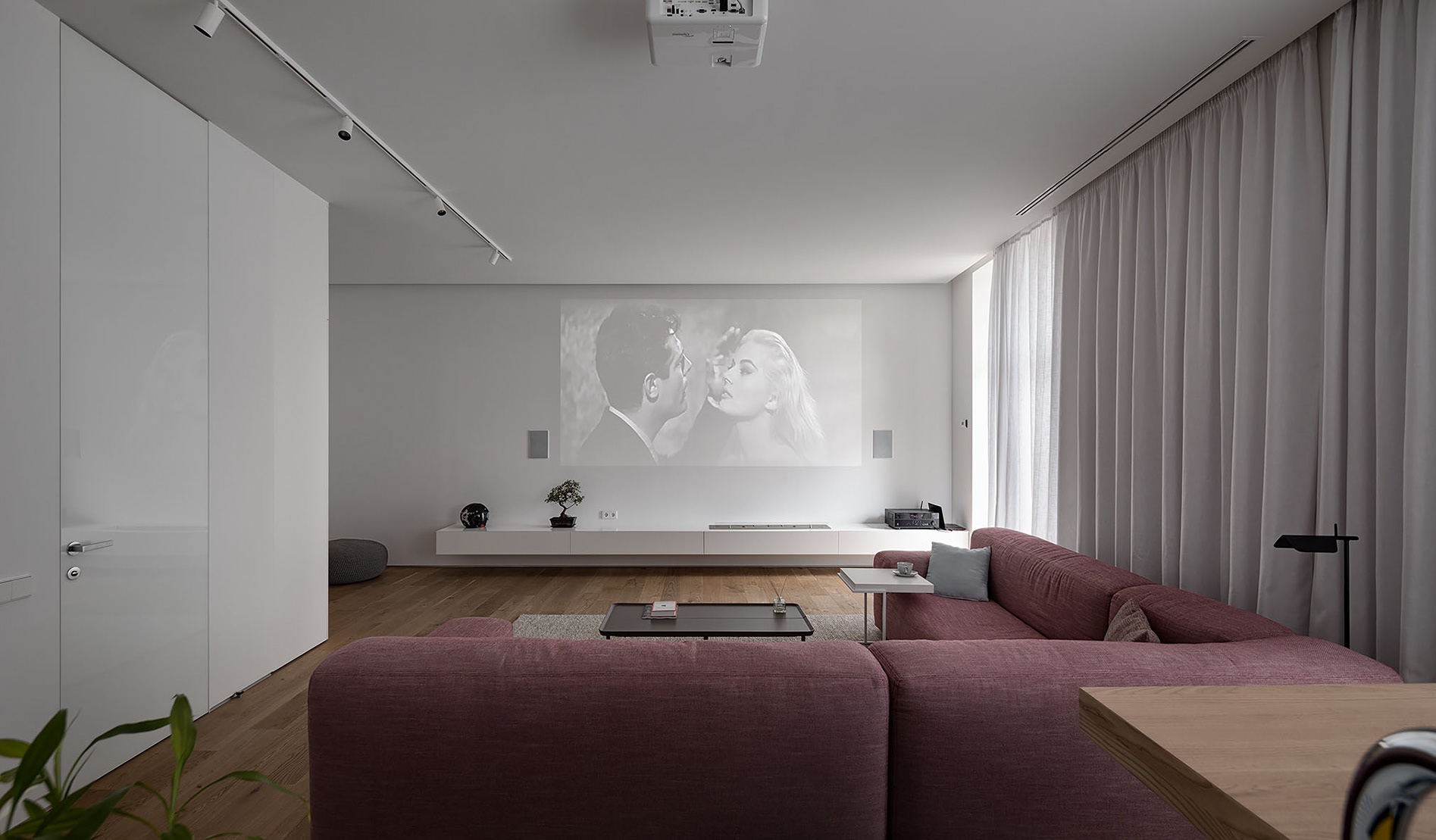 白色+粉色公寓设计 赋予空间跳跃的生命力-3