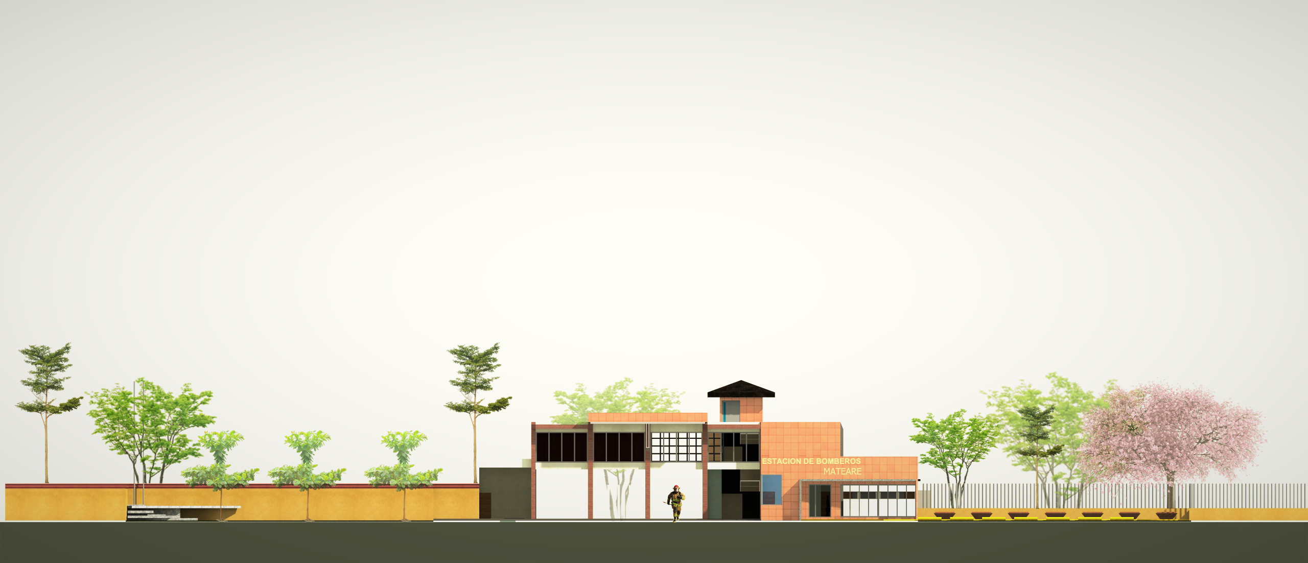 Mateare 消防站 | 现代简约的消防安全空间-8