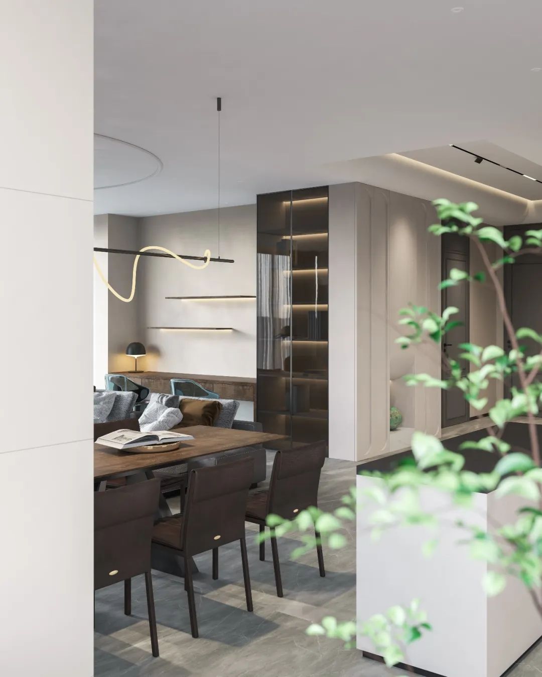 张楠楠·180平平层作品  现代极简-16