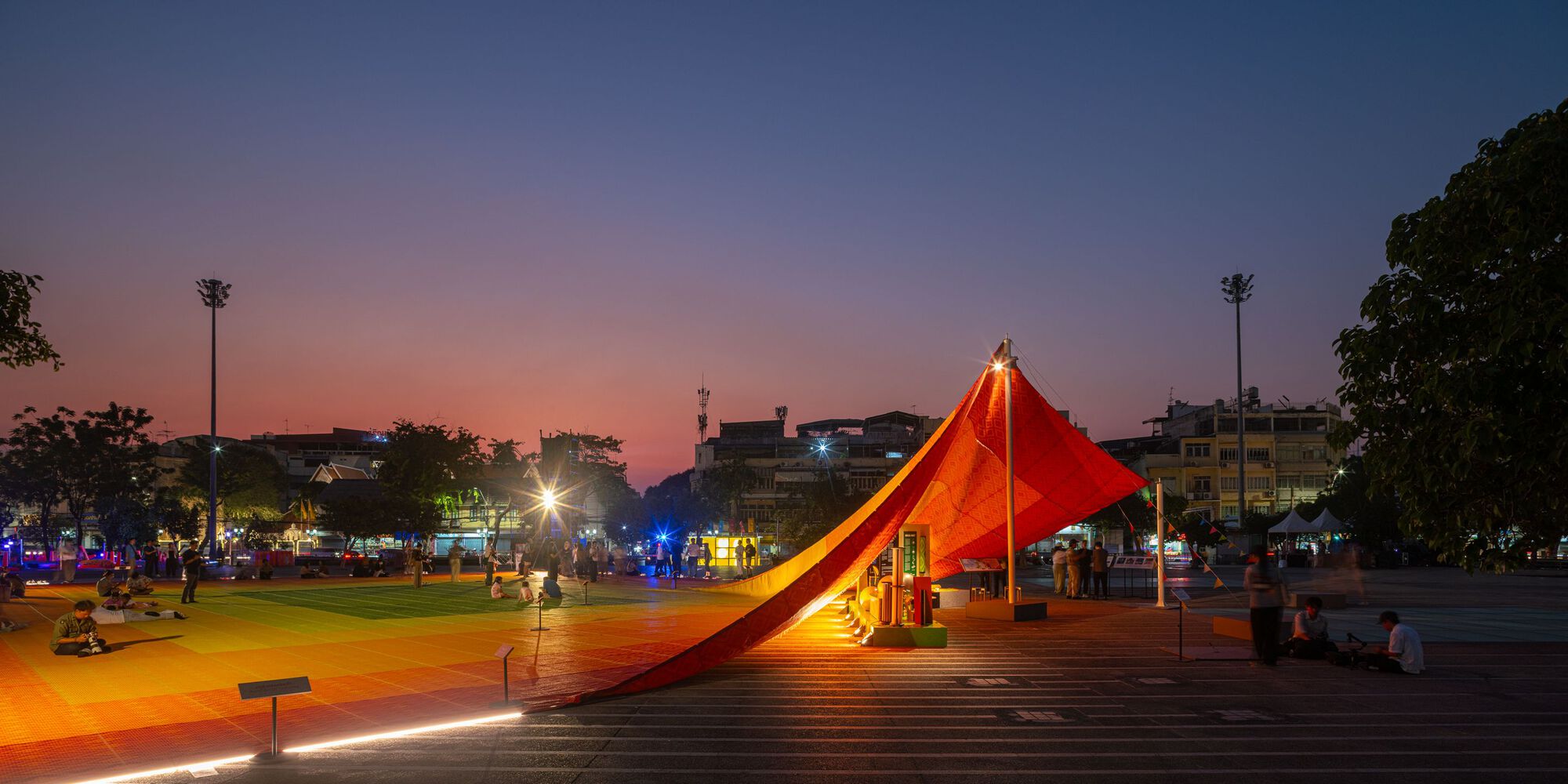 Mega Mat Installation Bangkok Design Week / MVRDV-30