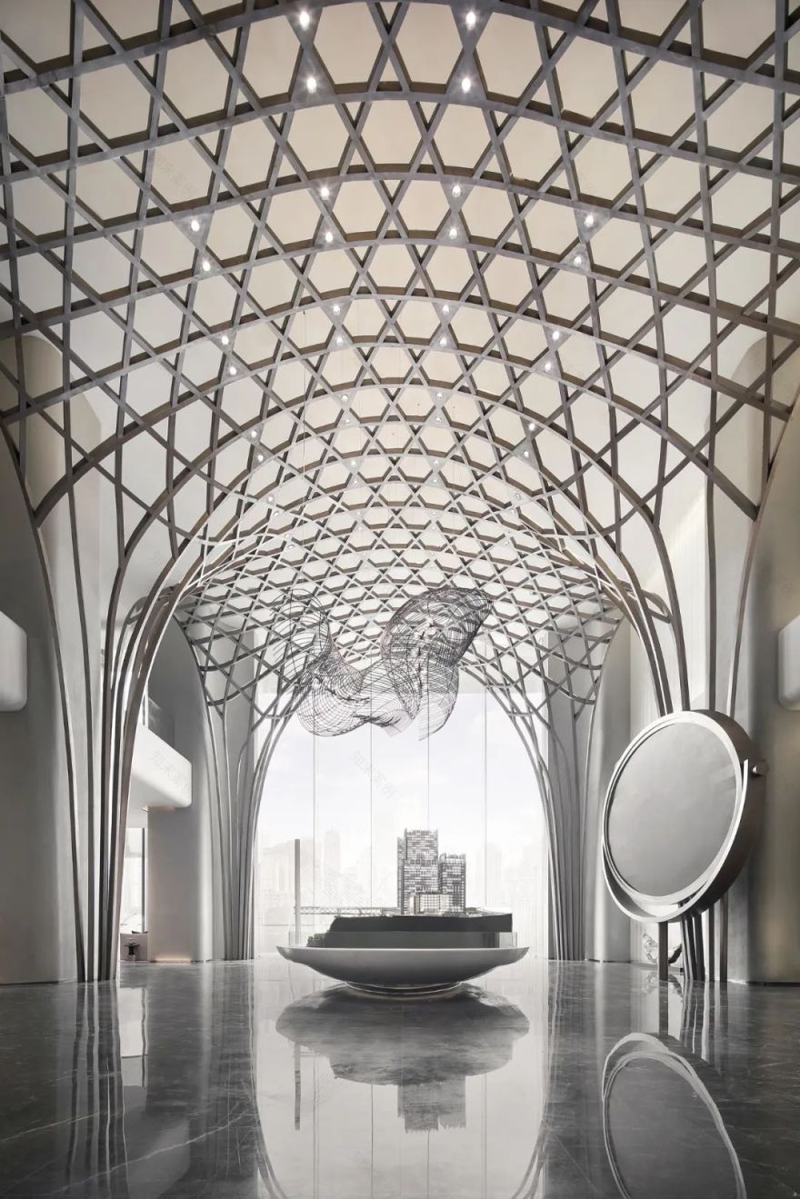 重庆世茂千厮门售楼处 | 山城文化与现代设计的完美融合-21