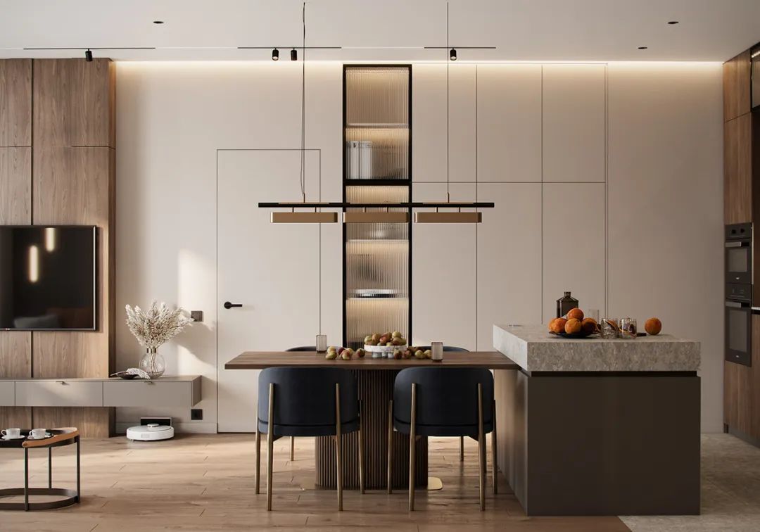 现代简约轻奢住宅丨BODES Studio-0