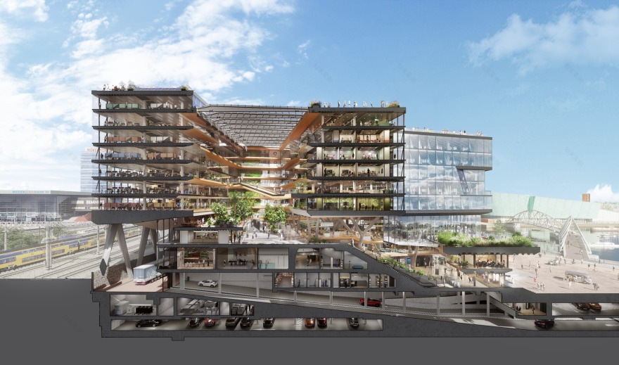 预订城市校区(的相关事务)
注:这里BOOKING理解为预订行为,CITY CAMPUS是城市校区,整体意思推测是预订与城市校区相关的事物,如场地等,但由于缺乏更多语境,只能做此宽泛翻译 丨荷兰阿姆斯特丹丨UNStudio,HofmanDujardin等多家-32