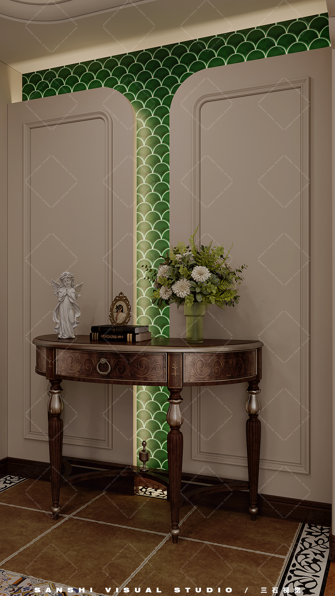 复古美式别墅-32