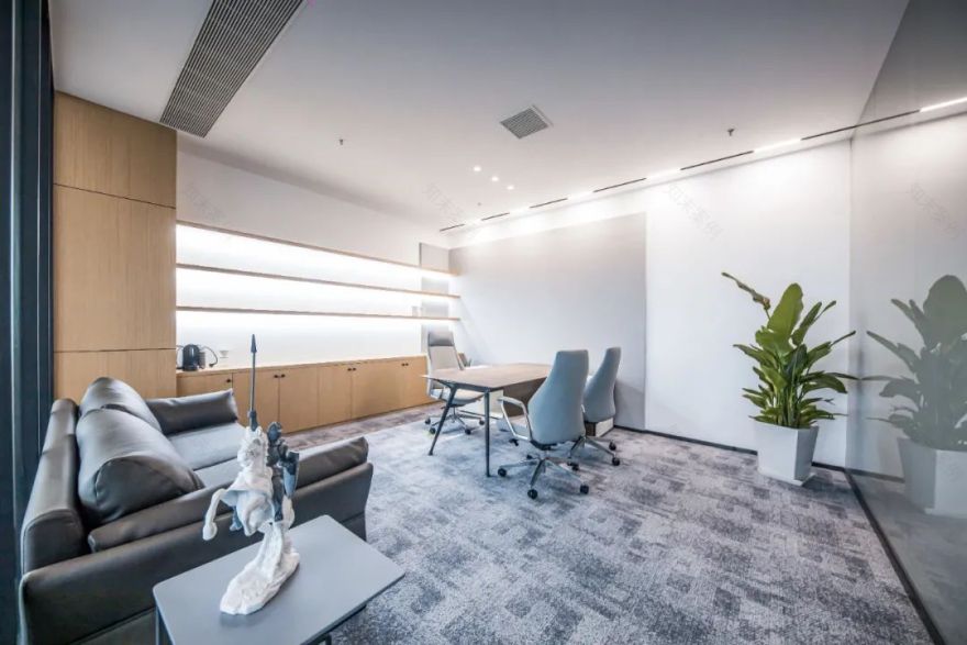 蓝河绵羊乳业集团办公室丨中国长沙丨周笙笙建筑装饰设计-51