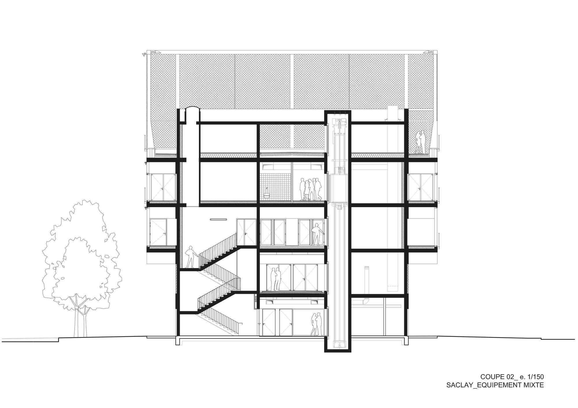 公共冷却器 | 巴黎萨克莱新校区的共享空间-51