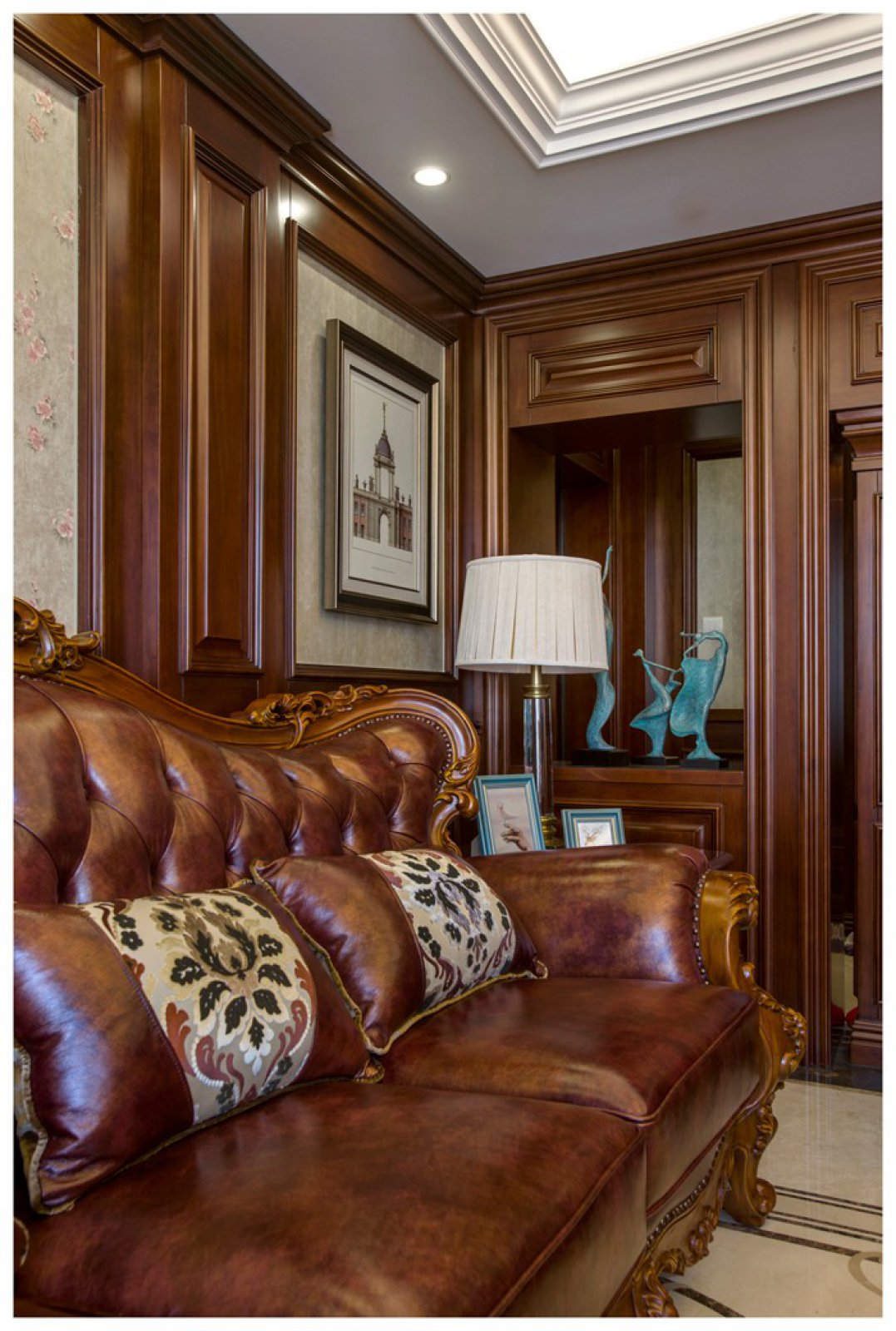 200㎡宁波名仕花园美式新古典住宅设计-6