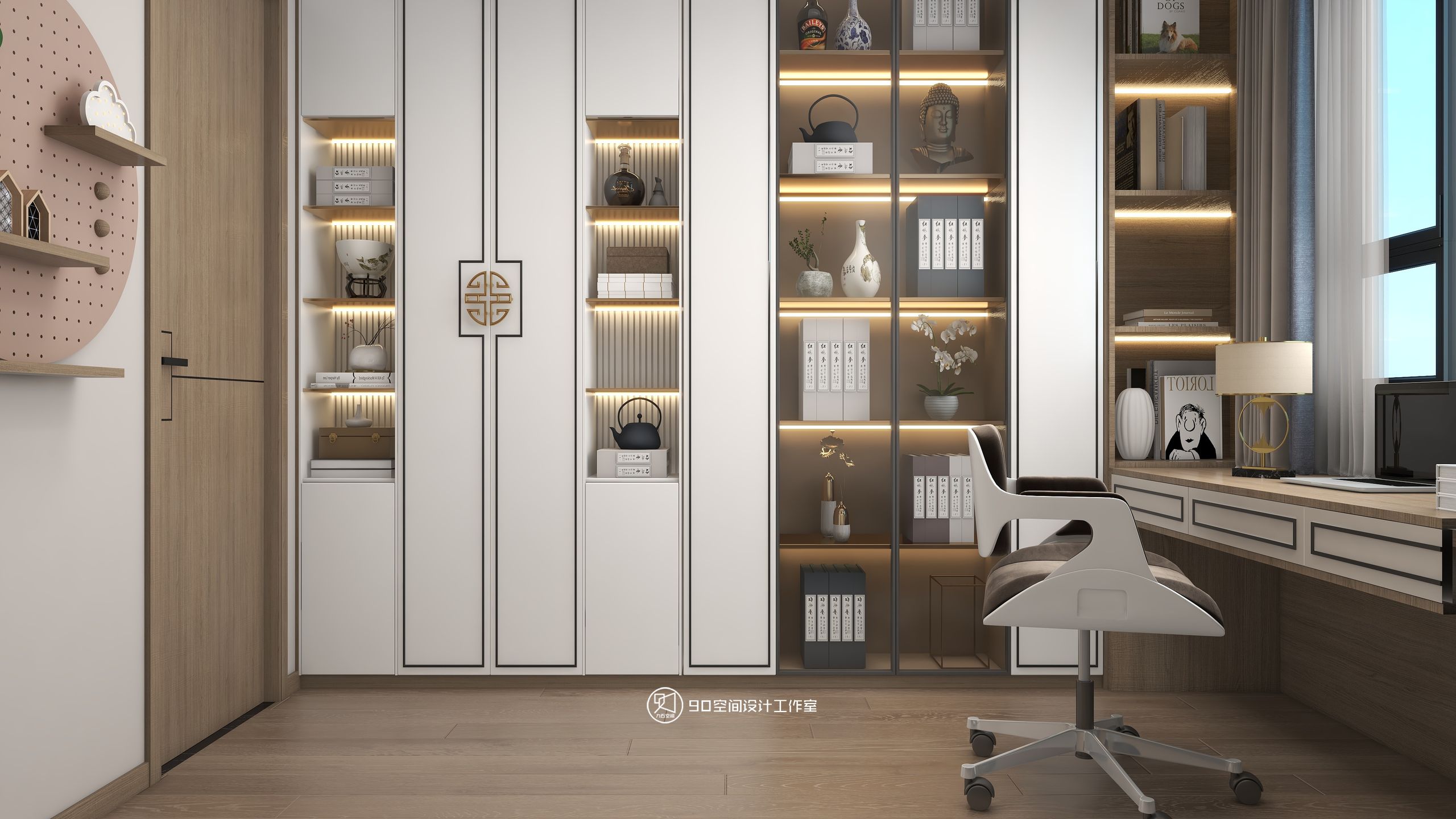 西楼别序新中式风格丨90 空间设计-27