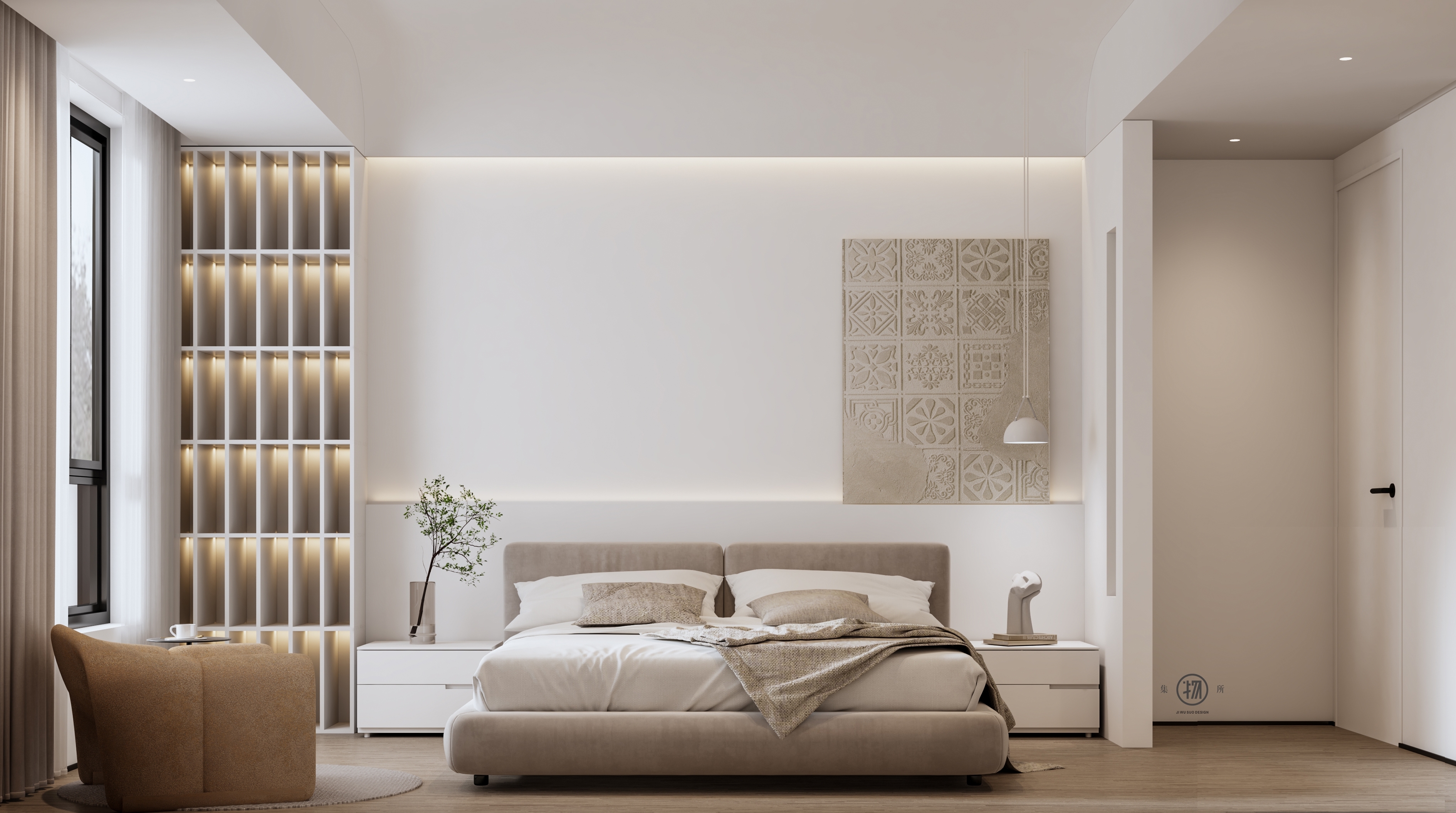 金秋阳光下的住宅商业空间融合丨集物所 Design-37