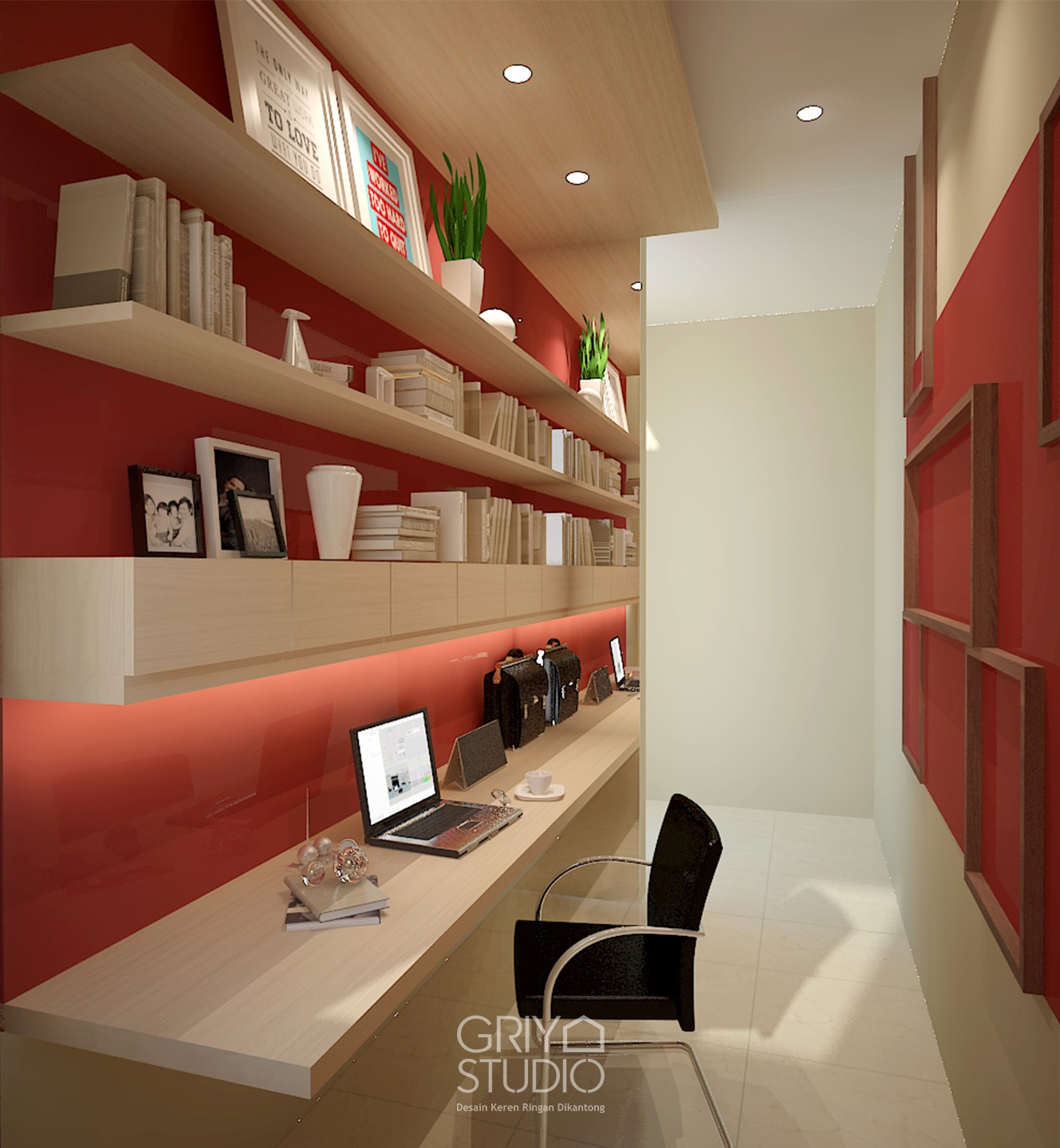 Griya Studio 打造的家庭办公室设计-5