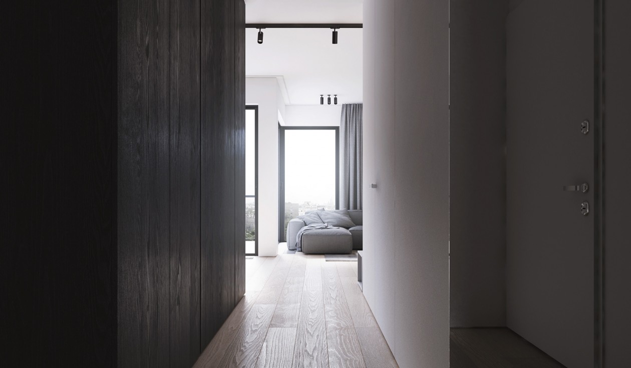 极简白+高级黑 现代极简风空间设计-0