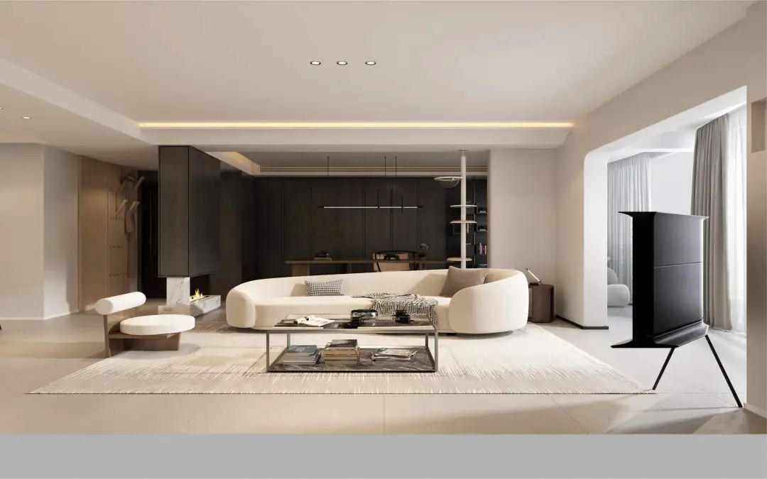 横厅与竖厅客厅布局设计案例分享-21