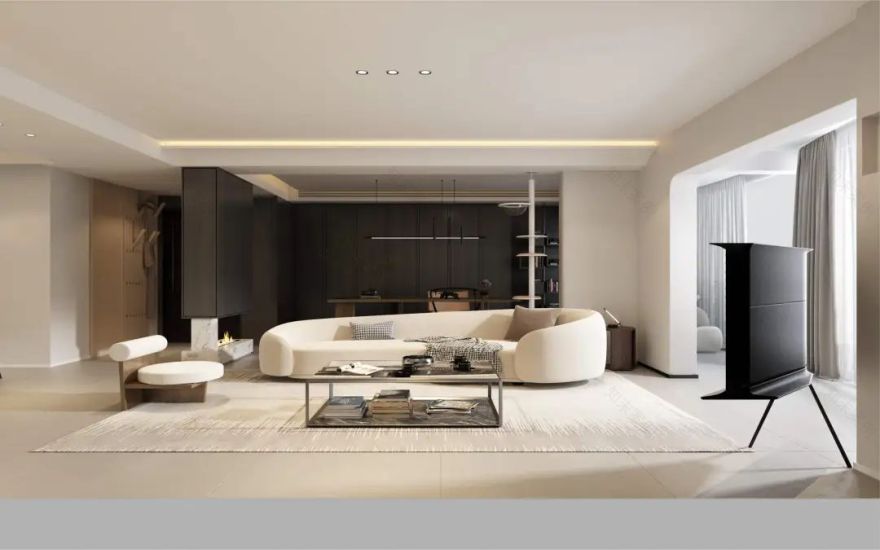 横厅与竖厅客厅布局设计案例分享-21