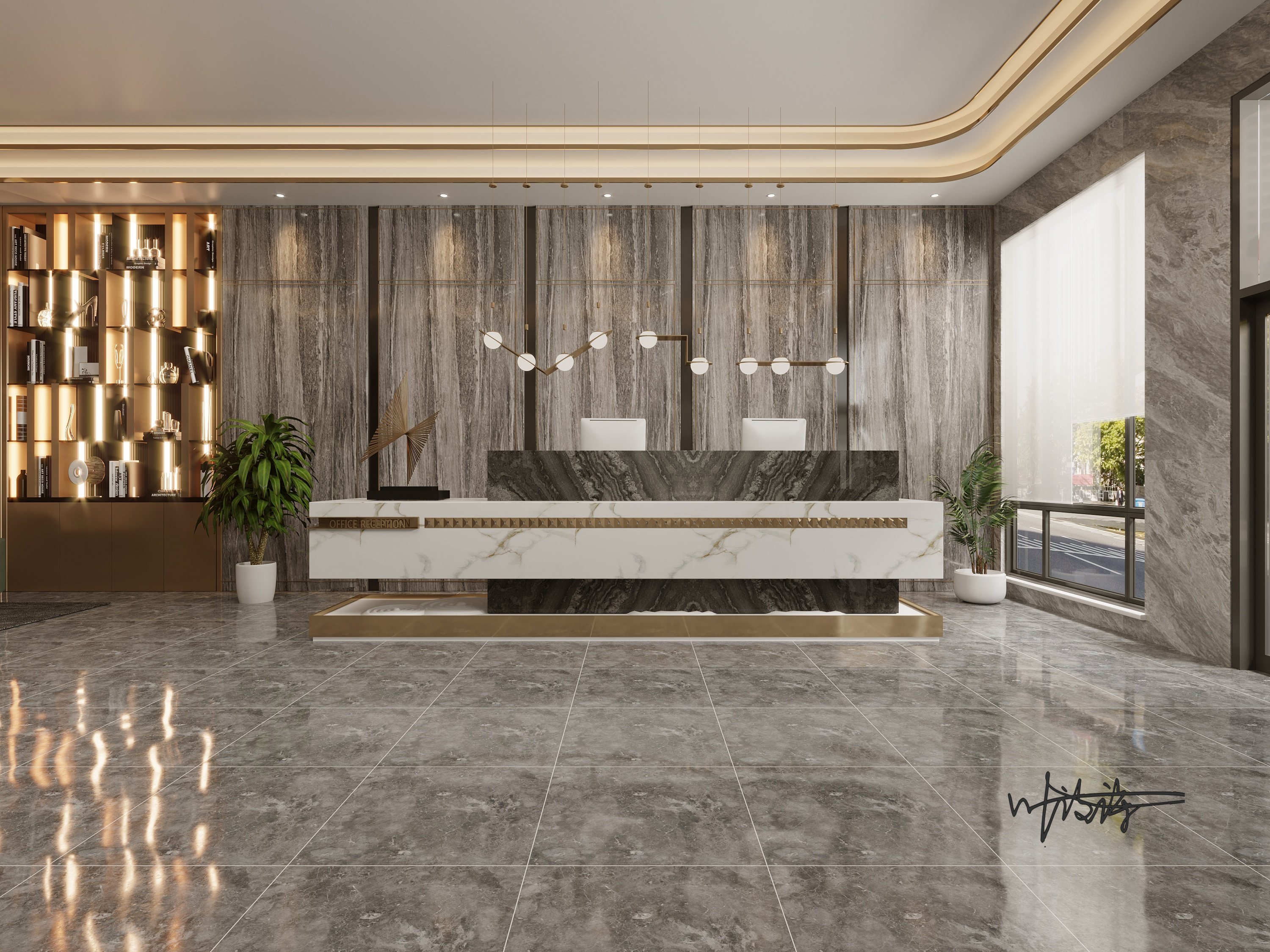 室外效果图|酒店外观-6