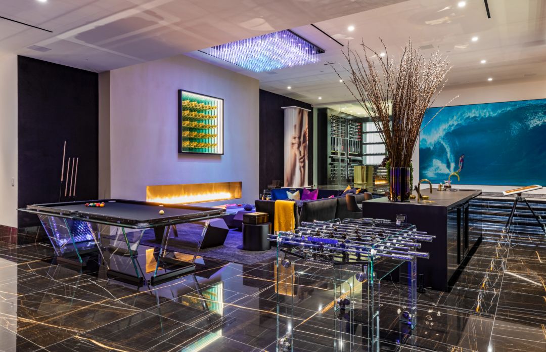 洛杉矶亿元豪宅，精致细节展现高级黑奢华风-36