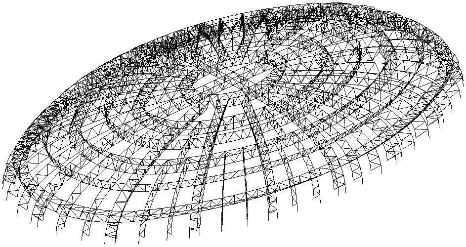 绍兴金沙•东方山水休闲中心 | 巨型钢桁架组合弦支网壳结构之美-90