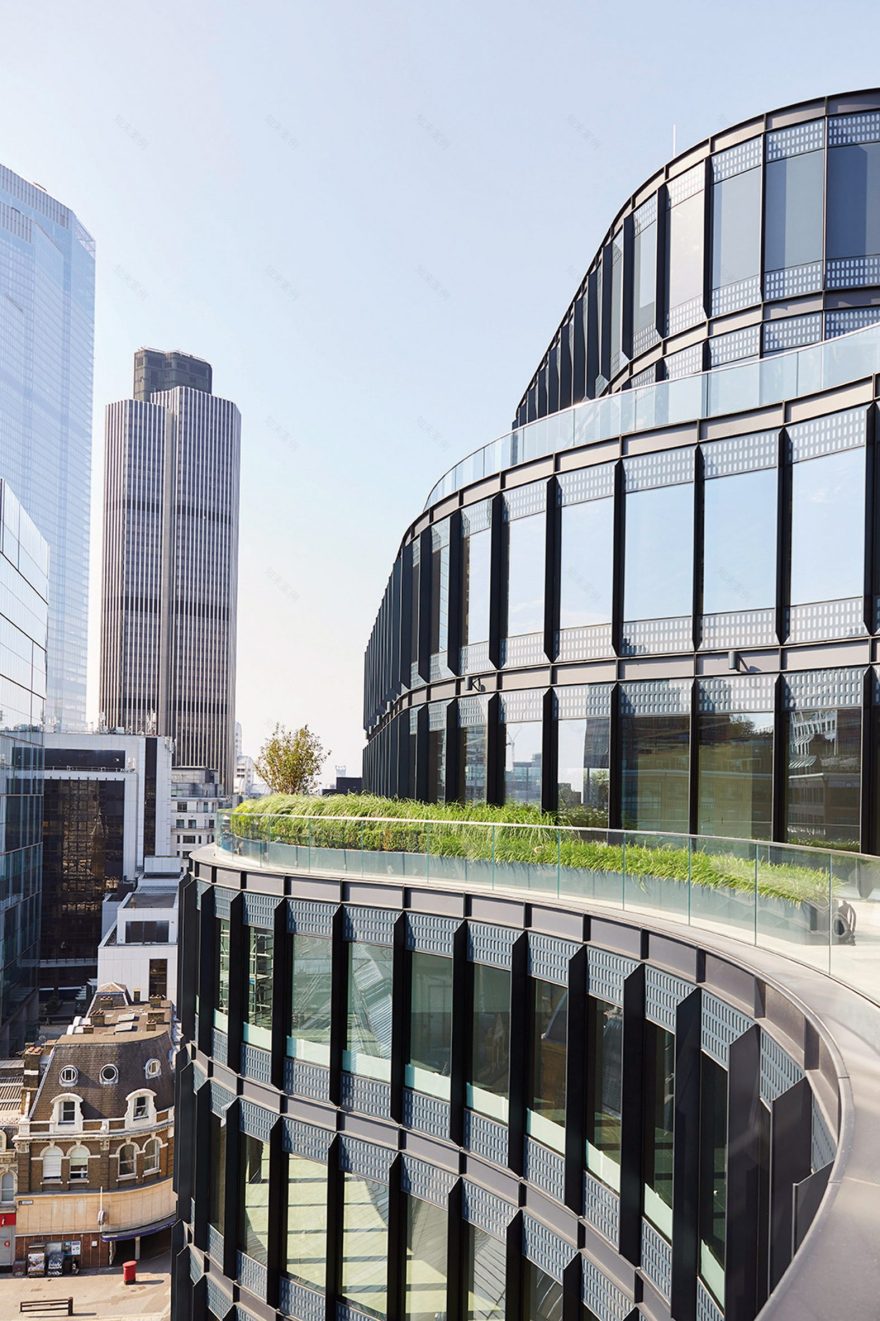 伦敦 100 利物浦街改造 | 绿色环保的现代办公空间-11