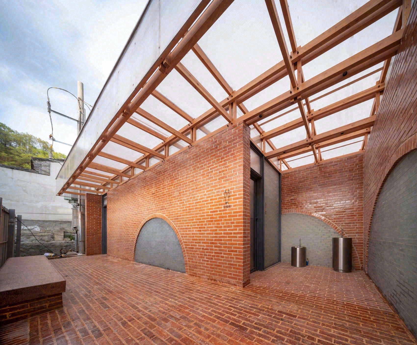 留坝老街红砖公厕丨中国汉中丨尌林建筑设计事务所-30