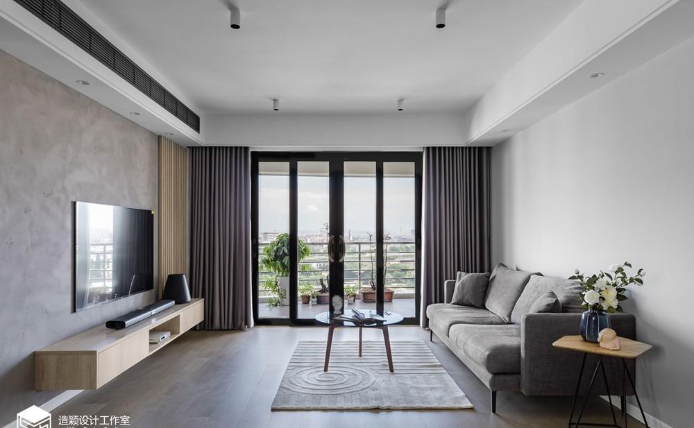 30 年老宅逆袭,59㎡简约灰色空间的层叠魅力-0