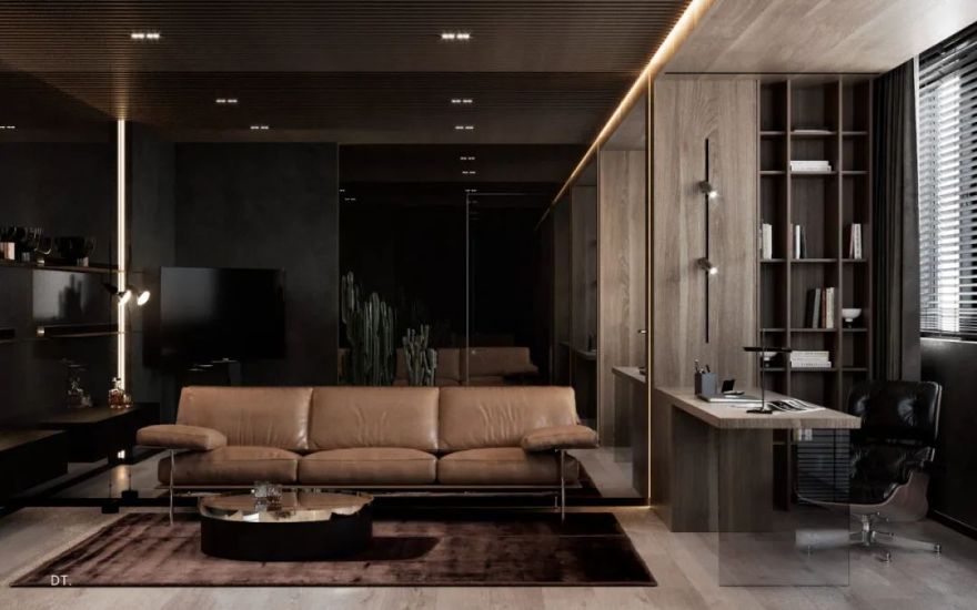 自然主义轻奢住宅,原木与艺术的完美融合-39