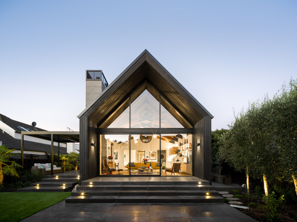 新西兰双水剪影屋 | 现代简约与自然的完美结合-21