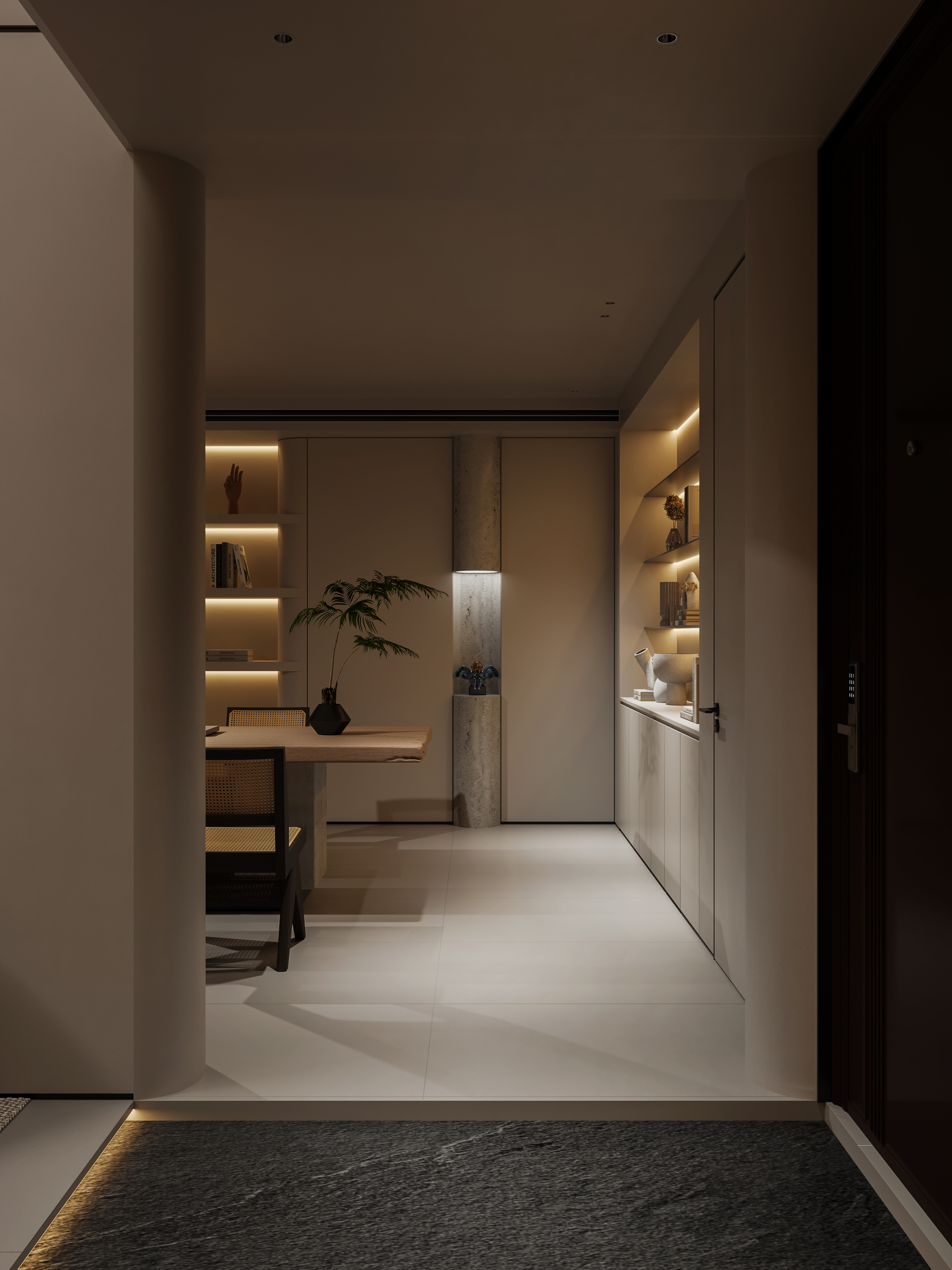 现代挑空别墅-未来效果图-4