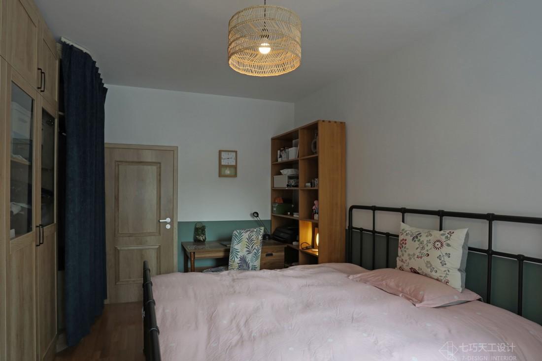 郑昊鸿打造老房翻新示范,粉蓝配色让空间焕新春-45