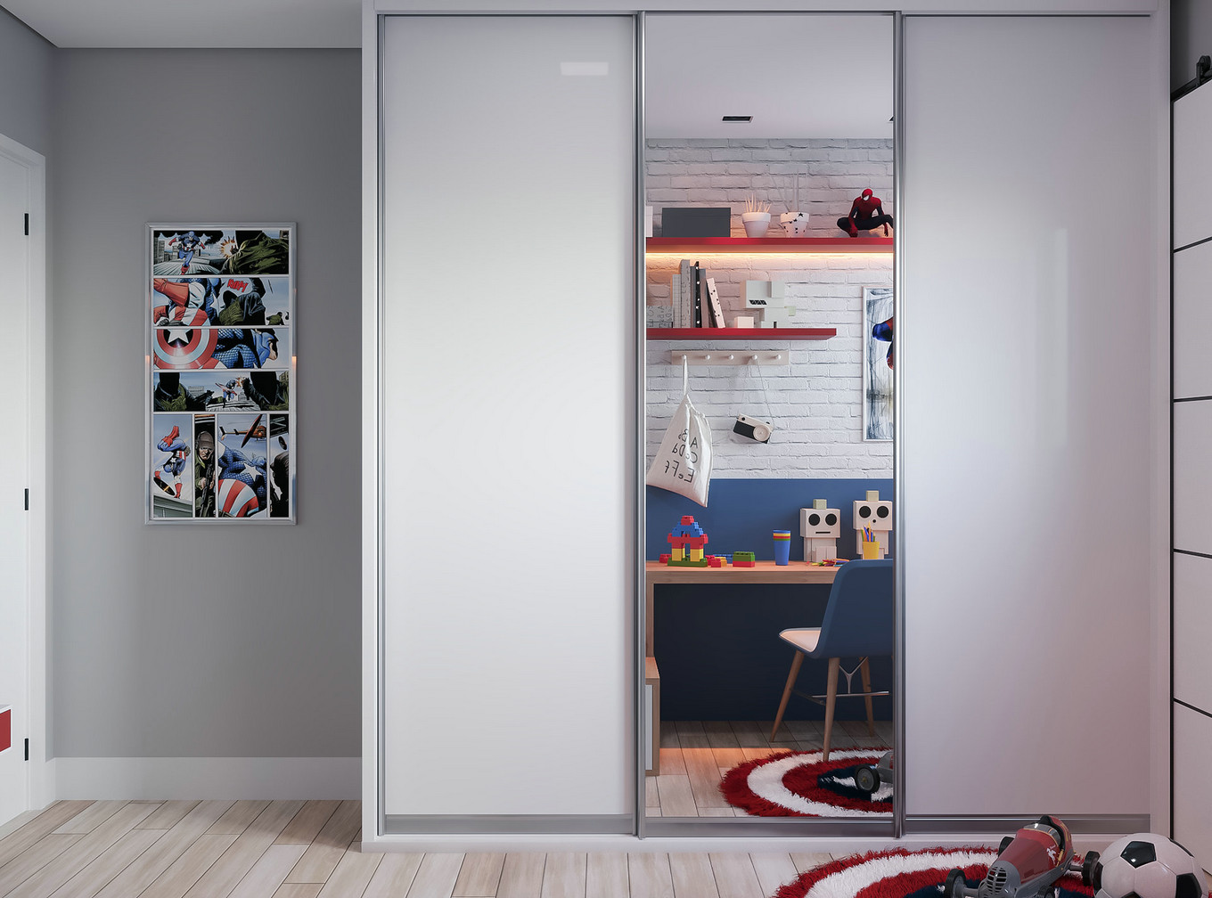 简约前卫现代风，清新美好空间-11