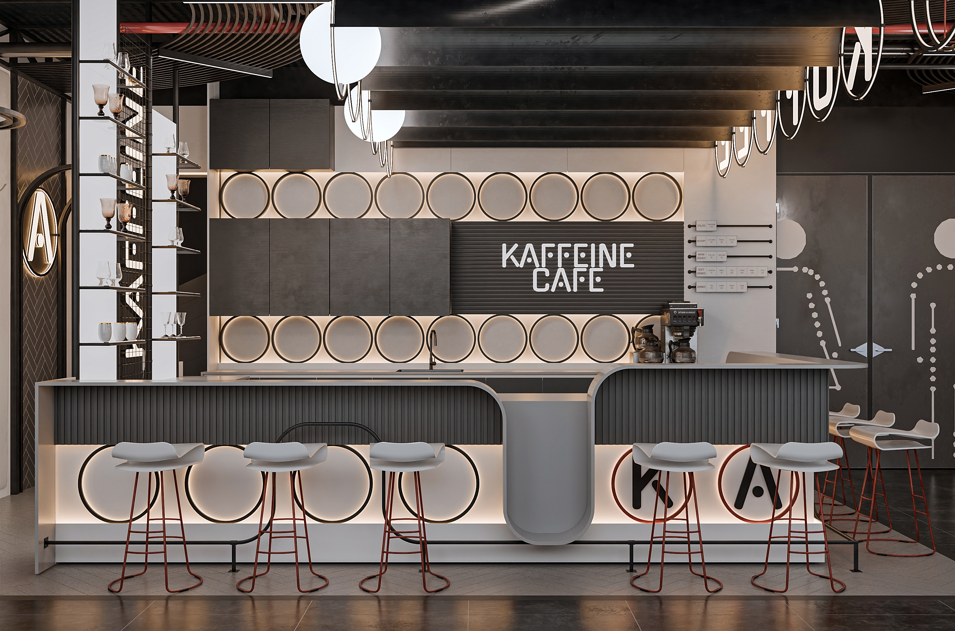 工业风咖啡店-17