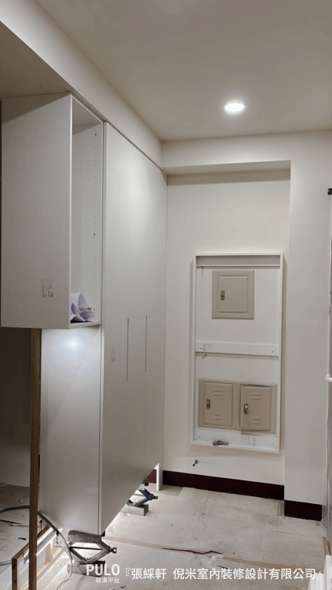 台中4层楼极简灰白色调透天居家装潢丨中国台中丨倪米室内装修设计有限公司-29