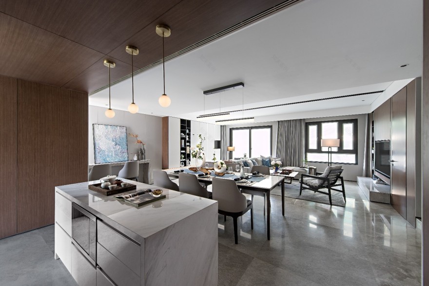 方磊新作 | 东情西韵两相宜 张家港中南樾府别墅样板间-6