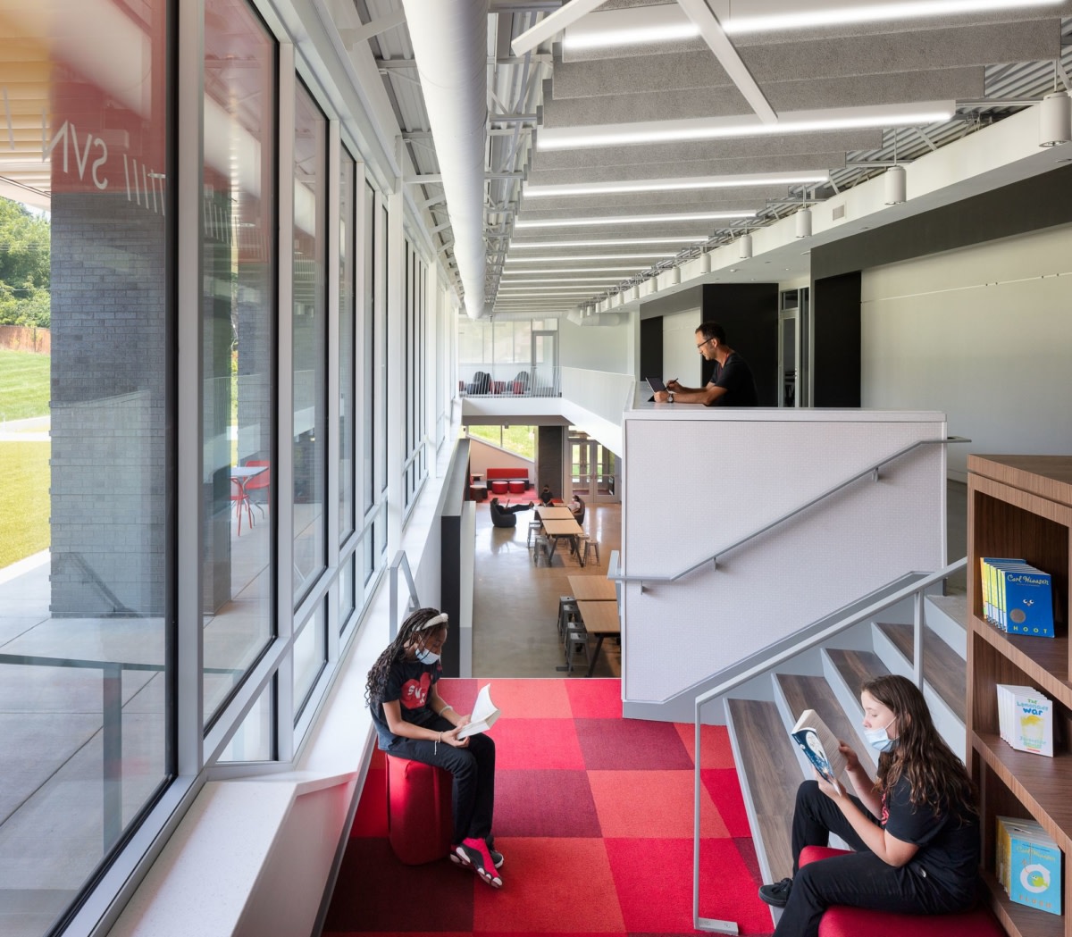 Clockwork Architecture + Design 打造活力教学空间——Sherman Center at SVN Charter School-14