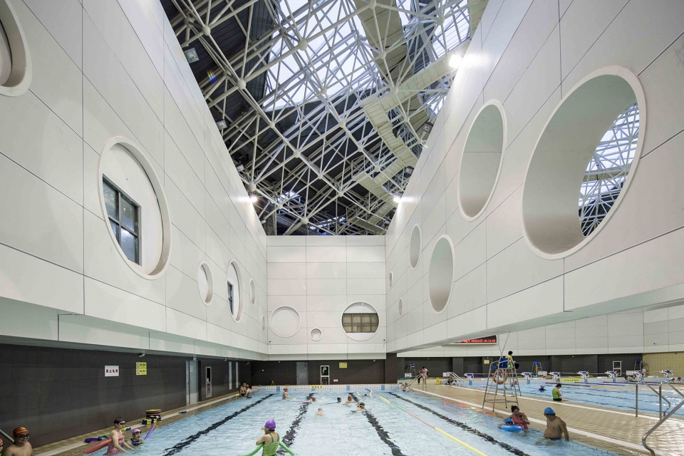 苍南体育中心 | 型钢桁架结构与曲线美学的完美结合-65