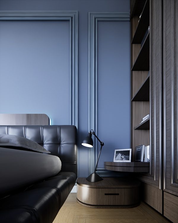 主卧室设计丨阿尔及利亚丨SAHLI FATEN-2