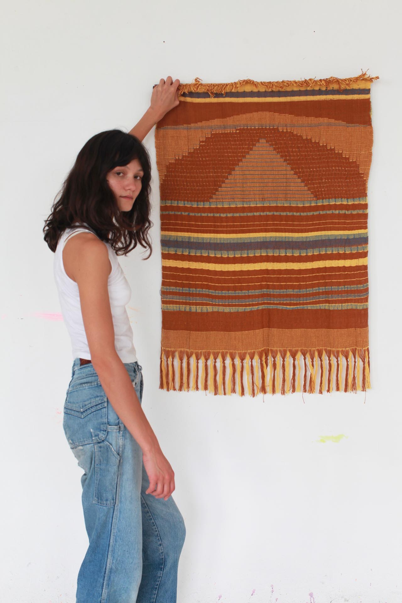 模特的艺术织梦 | Rachel Rutt 的自然织物探索-1