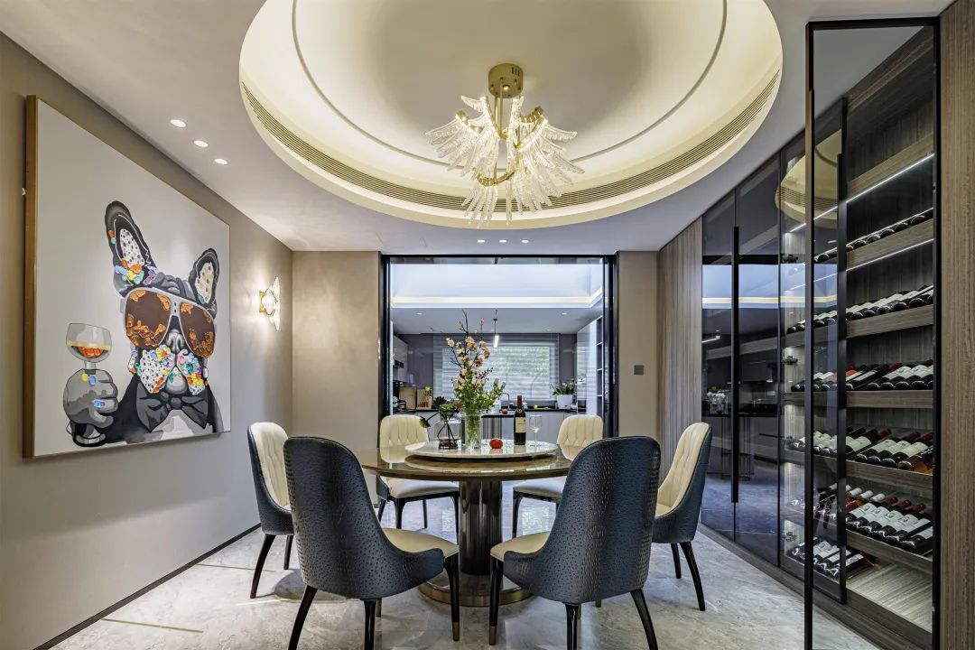 英庭名墅 400m²现代美式设计丨尚层别墅装饰-45