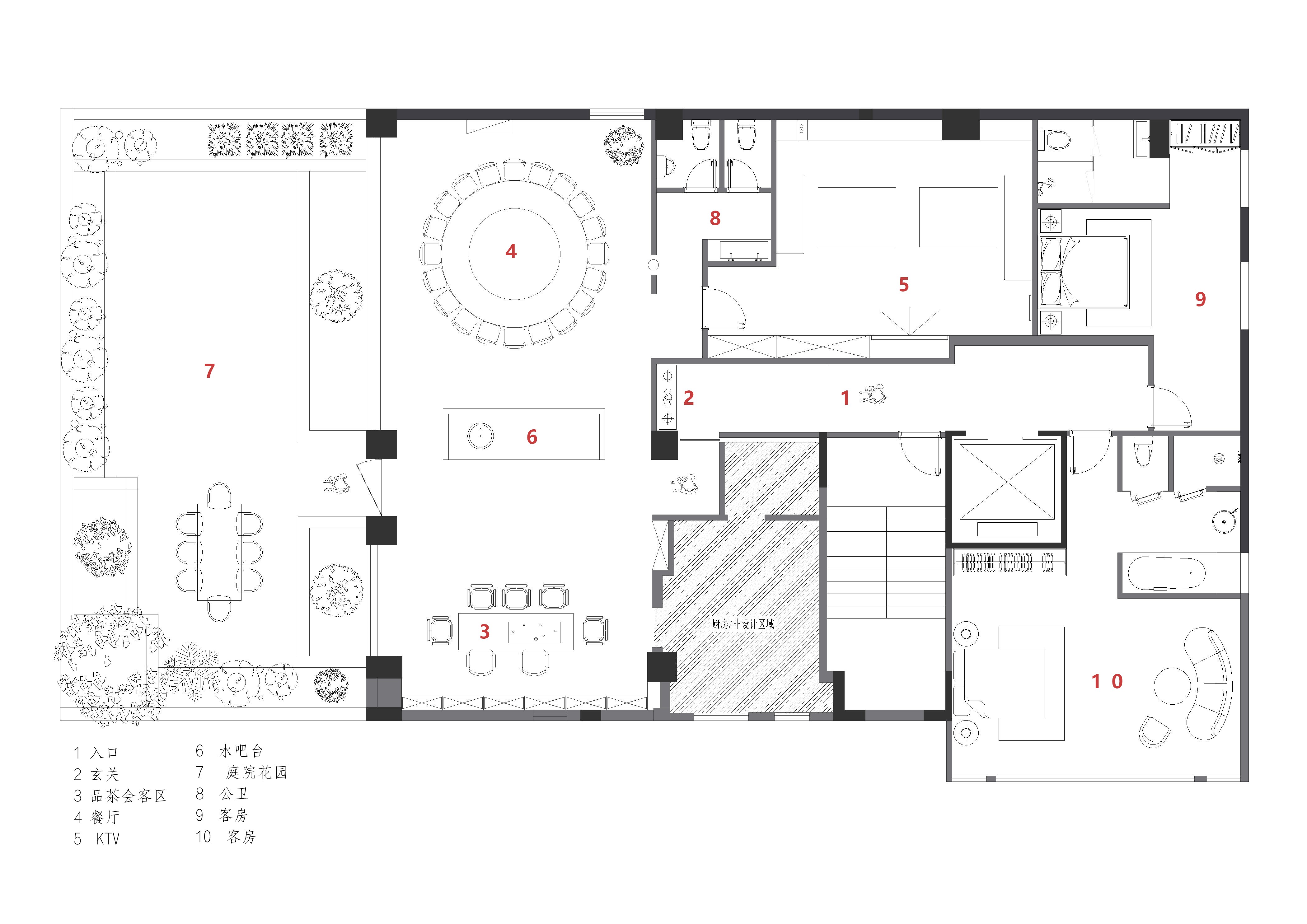 楠隐私人会所丨中国东莞丨深圳吕晓旭设计研究室-39