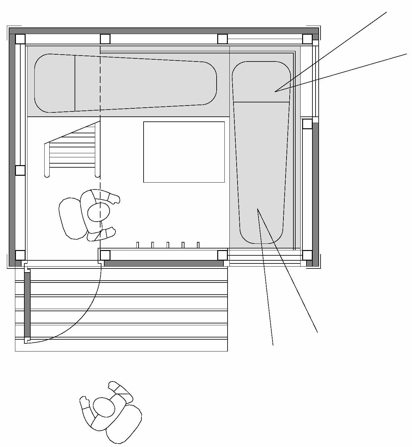 格林托维茨庇护所下的露营地丨斯洛文尼亚丨Miha Kajzelj architect-12