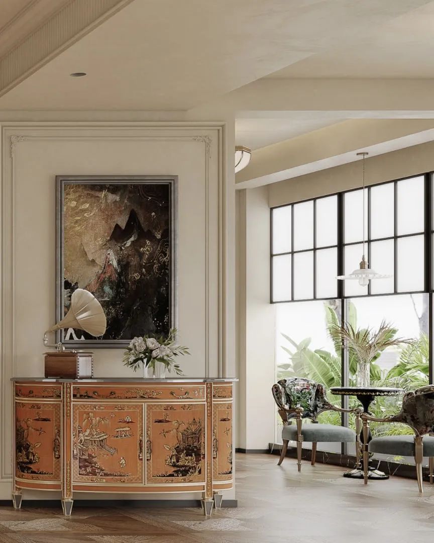 南洋复古风别墅设计-13